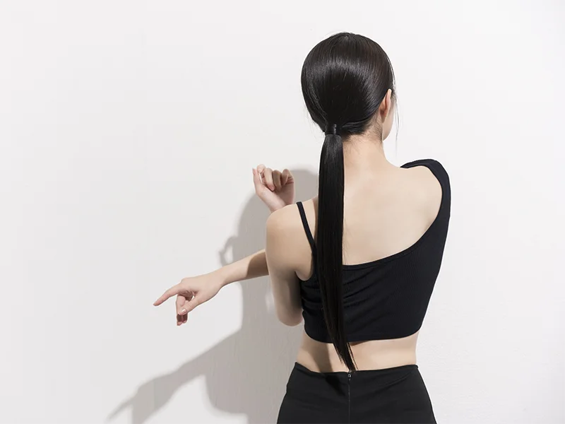 ラジオスティムPROで身体を深部から温める様子